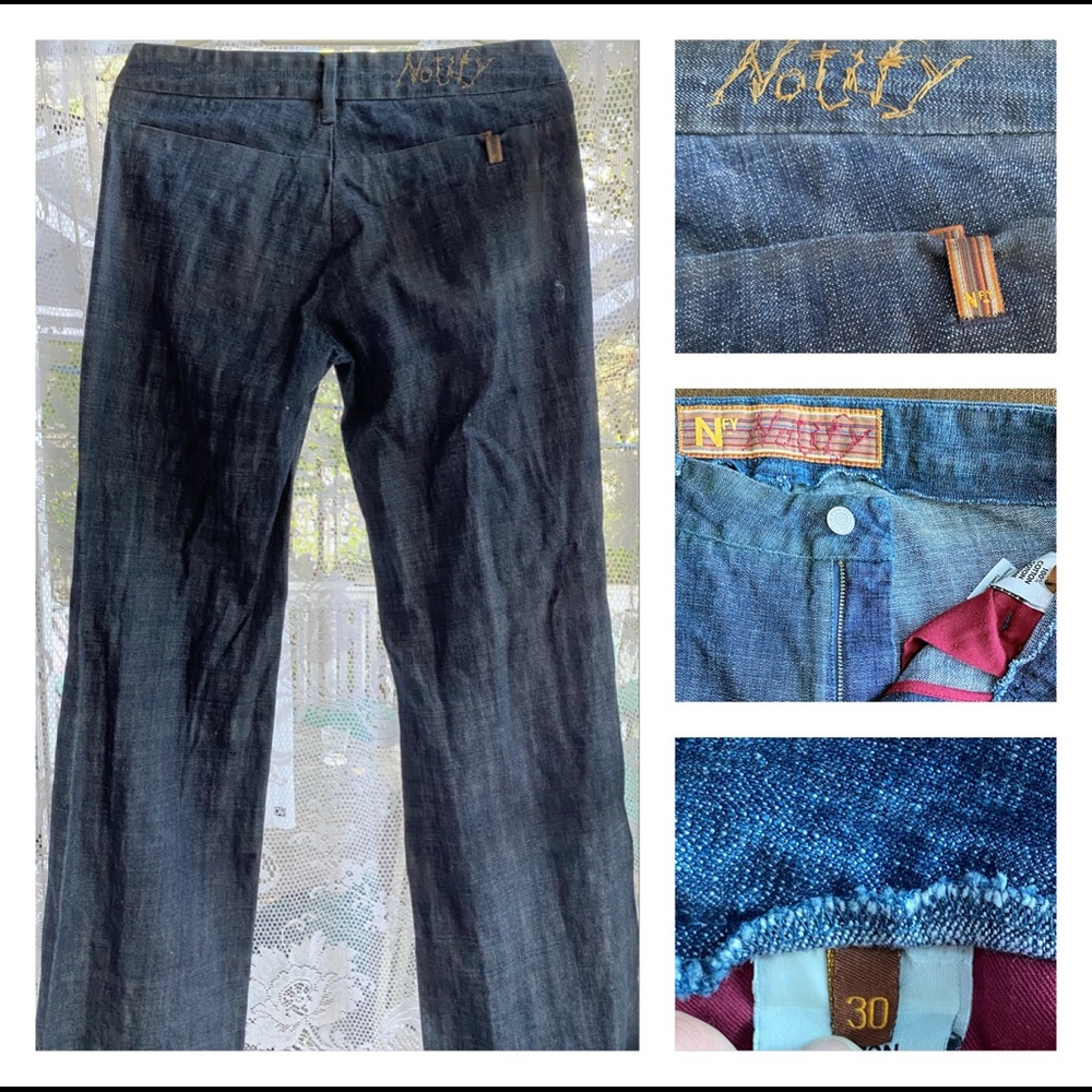 NOTIFY Jean Trousers Sz 31 Made in Italy
